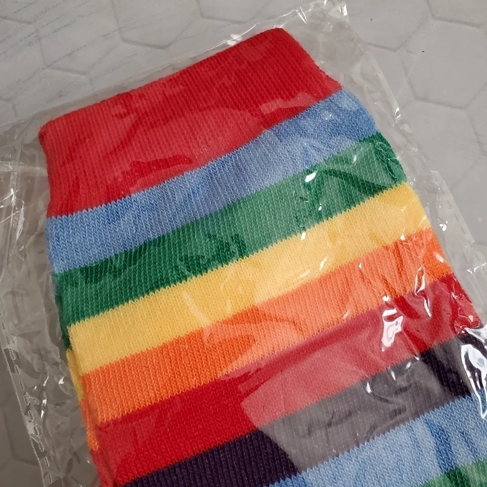 Toddler Girls‎ Rainbow Sweatband Leg Warmers Dance Skate Bundle Set